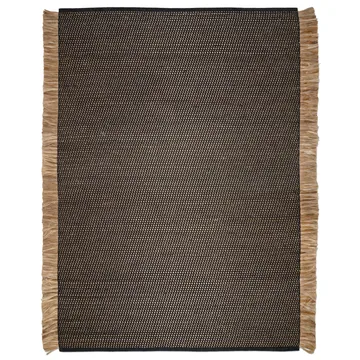 Dywan Goa 250x350 cm - Czarny-jute - Classic Collection
