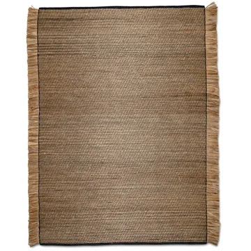 Dywan Goa 250x350 cm - Czarny-jute - Classic Collection