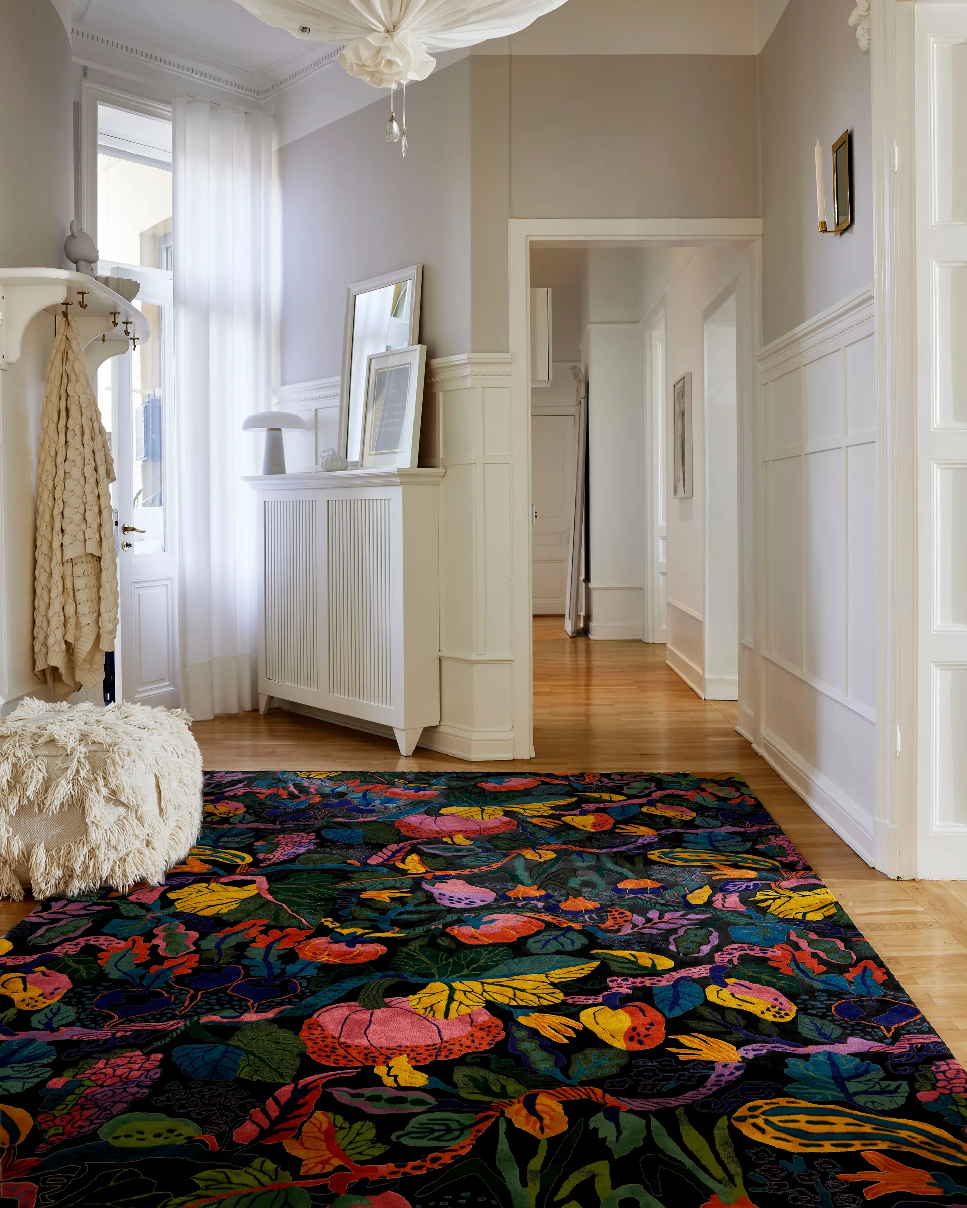 Dywan Heritage Garden, Charcoal-multi, 170x230 cm Classic Collection