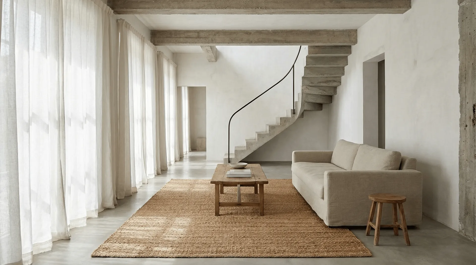Dywan Jute Plain, Natural, 170x230 cm Classic Collection