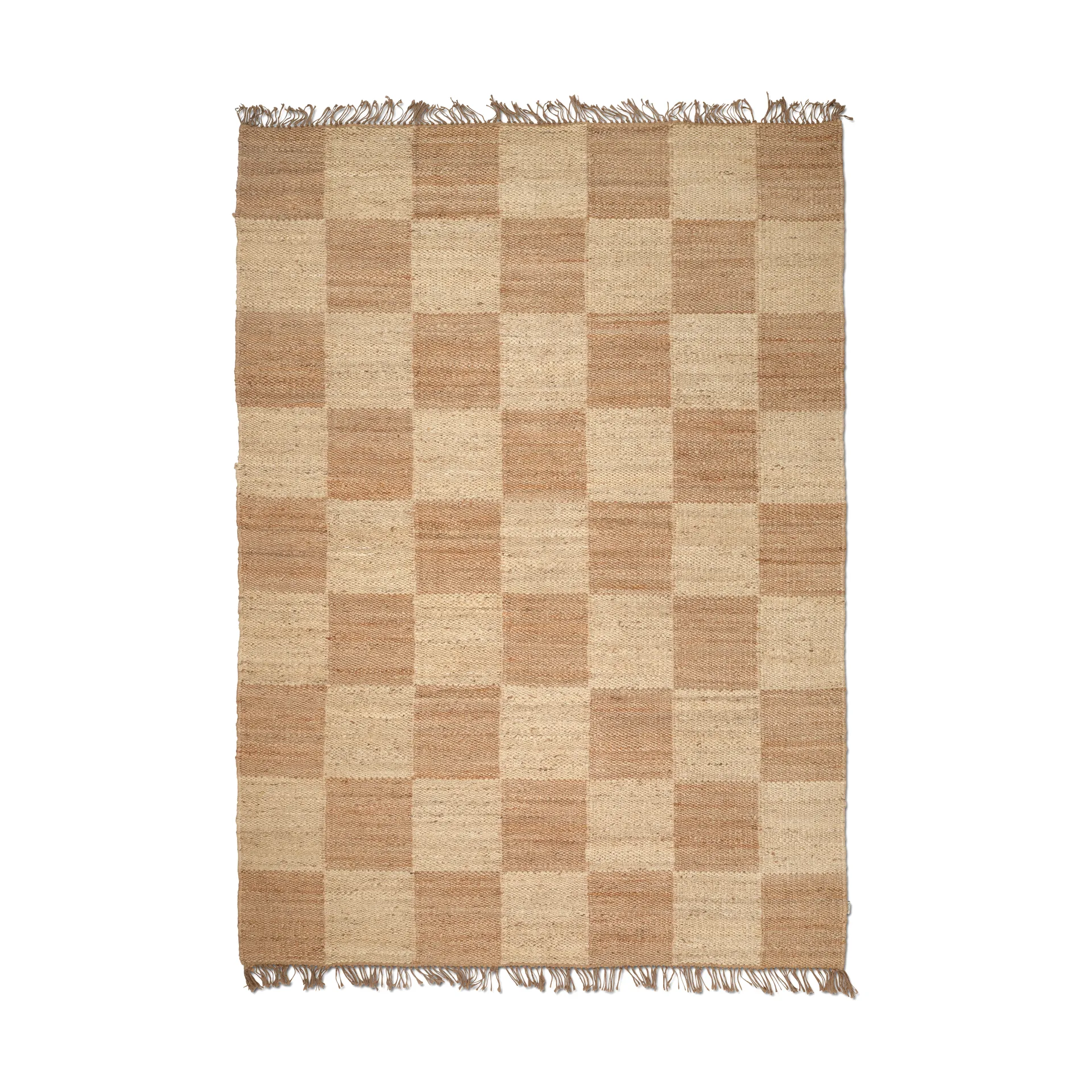 Dywan Jute Squares, Natural, 250x350 cm Classic Collection