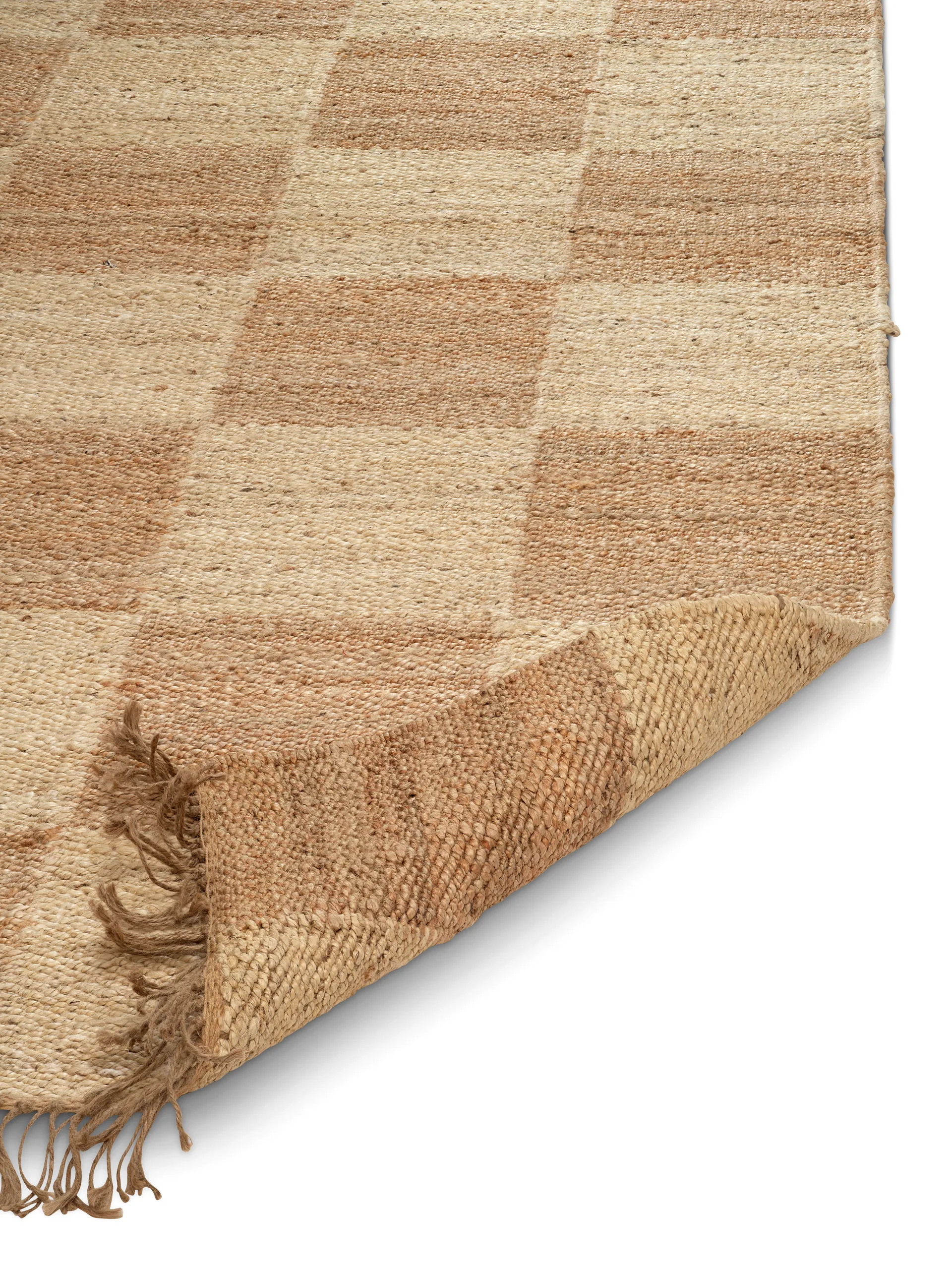 Dywan Jute Squares, Natural, 250x350 cm Classic Collection