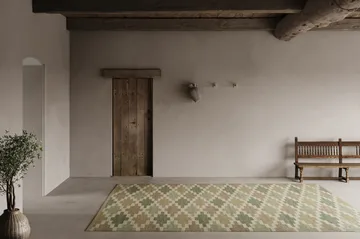 Dywan Korsnäs - Zielonobeżowy, 170x230 cm - Classic Collection