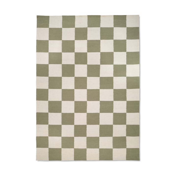 Dywan Squares - White-green, 300x400 cm - Classic Collection