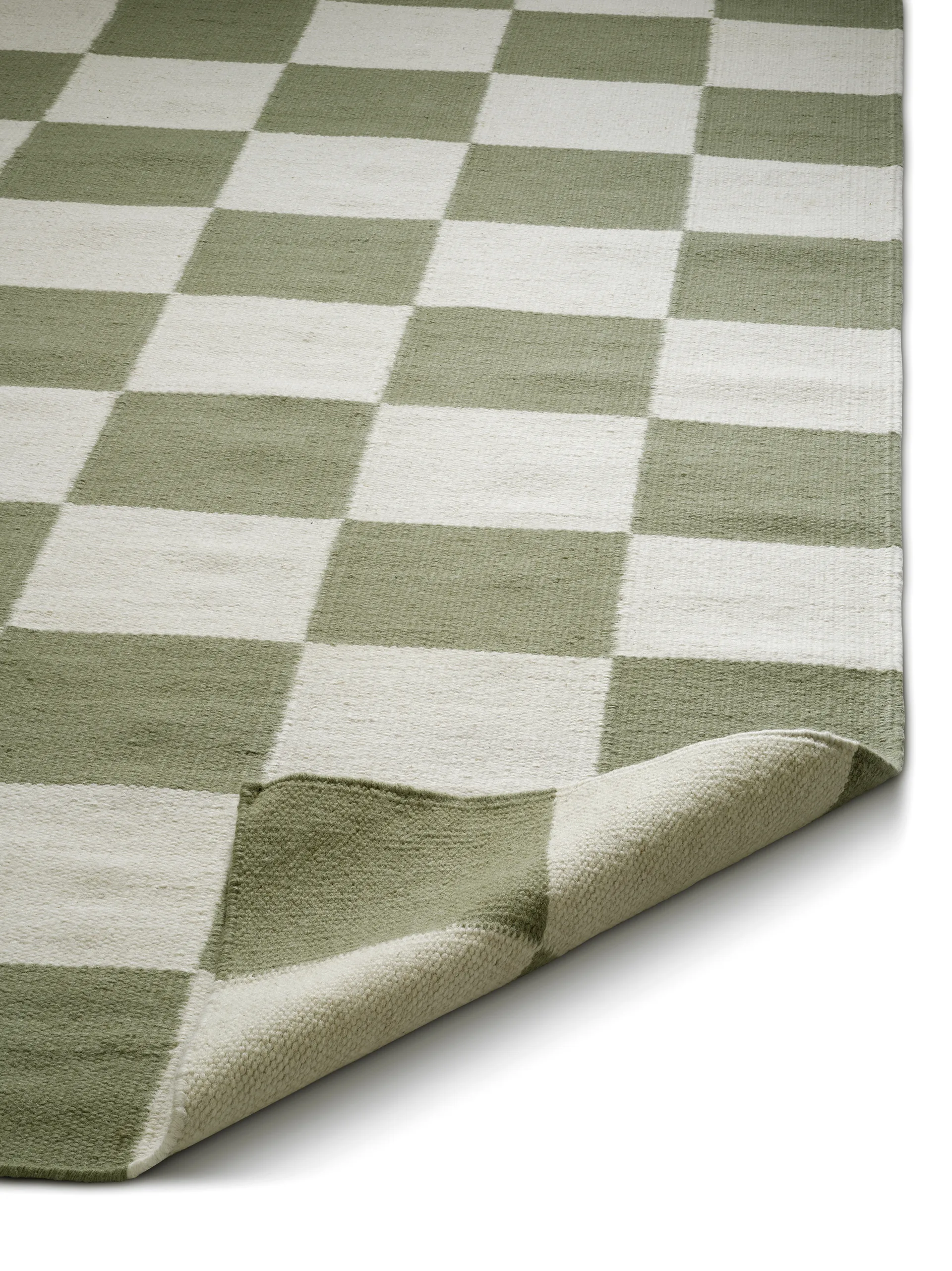 Dywan Squares, White-green, 300x400 cm Classic Collection