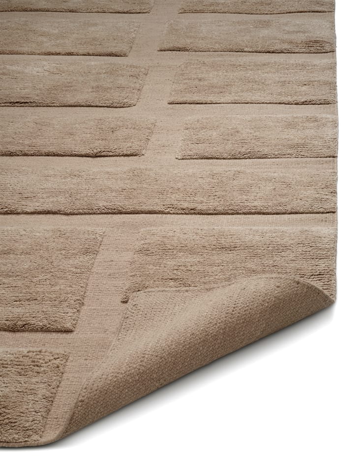Dywan wełniany Bricks 170x230 cm, Beżowy Classic Collection