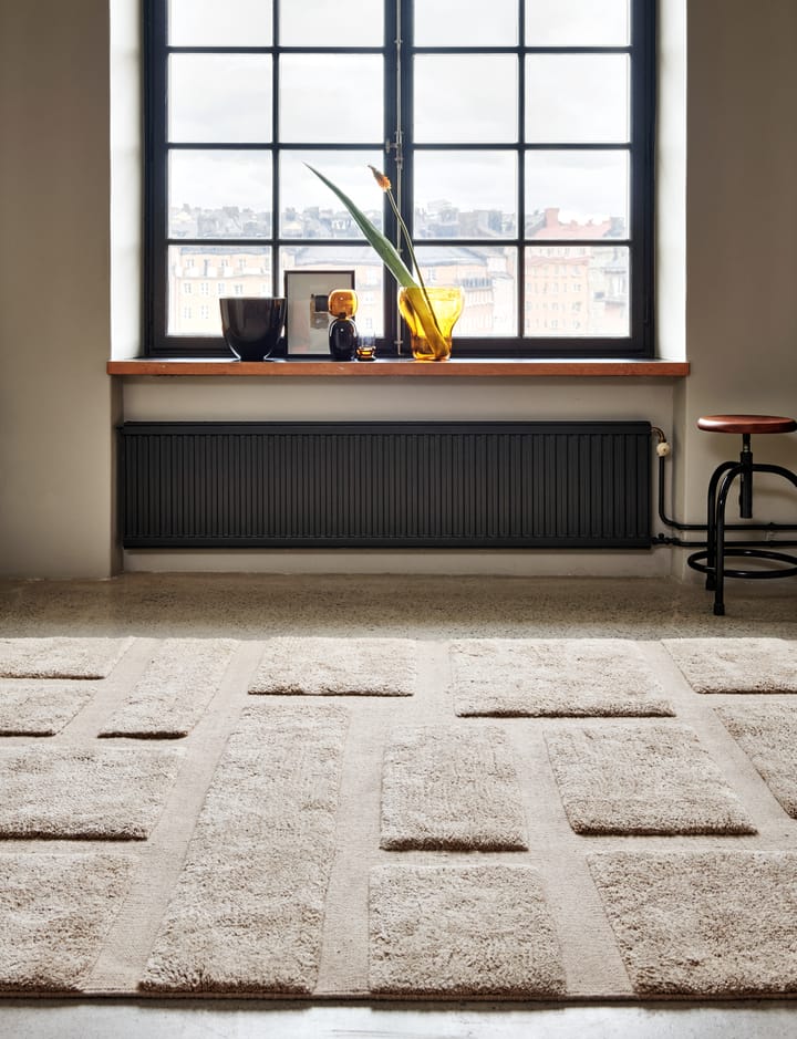 Dywan wełniany Bricks 170x230 cm, Beżowy Classic Collection