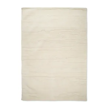 Dywan wełniany Carved 170x230 cm - Kość słoniowa - Classic Collection