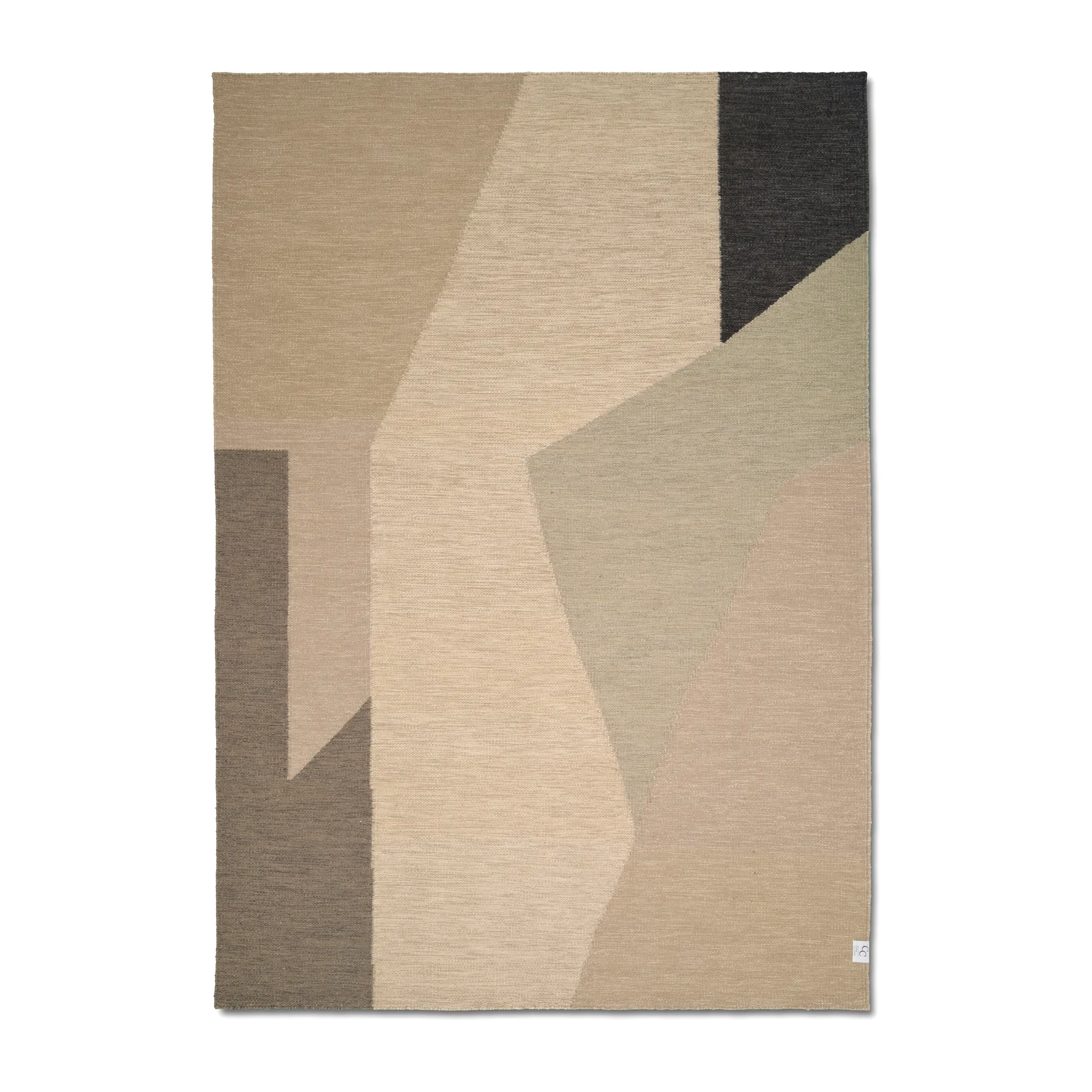 Dywan wełniany Cliff 170x230 cm, Beżowy Classic Collection