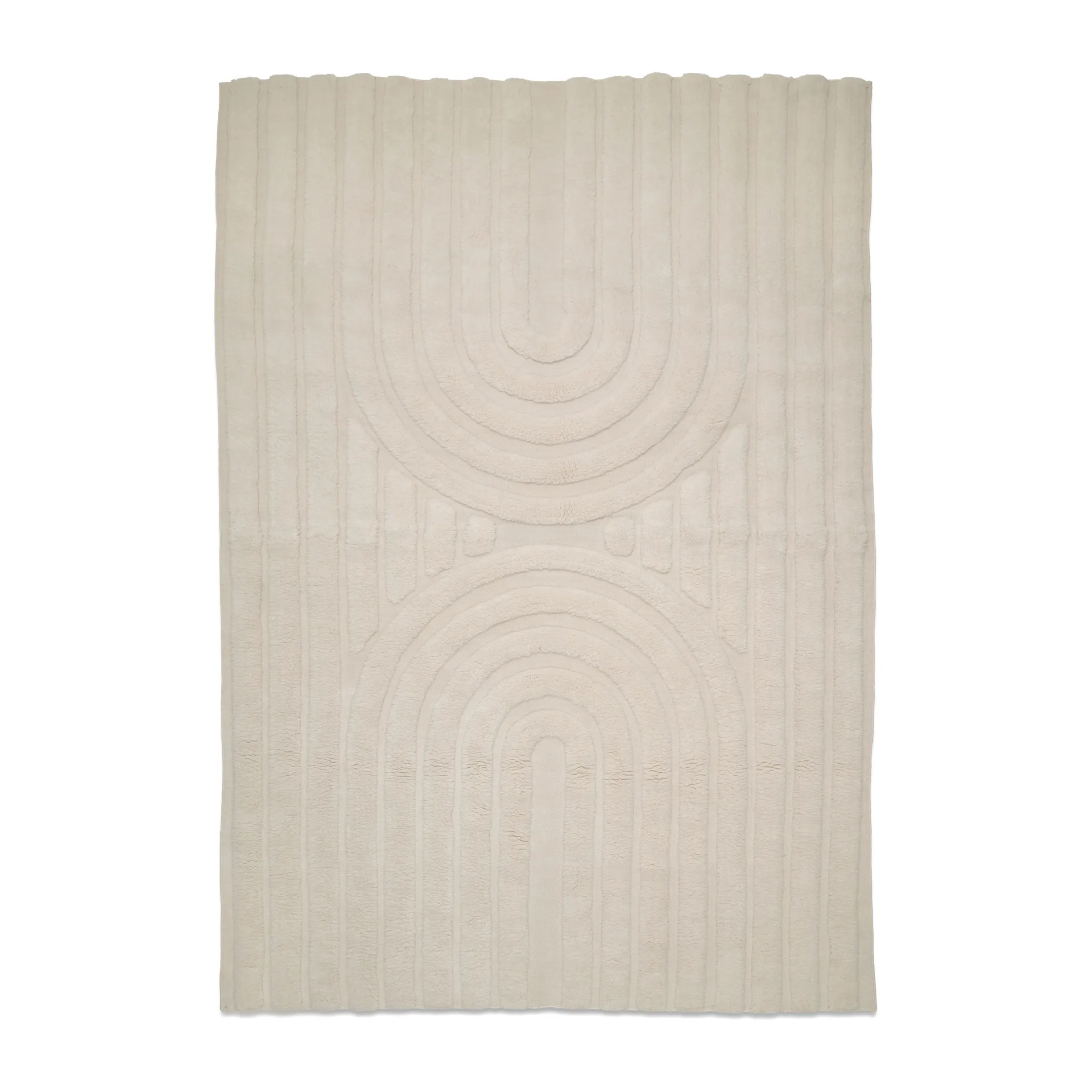 Dywan wełniany Curve 170x230 cm, Ivory Classic Collection