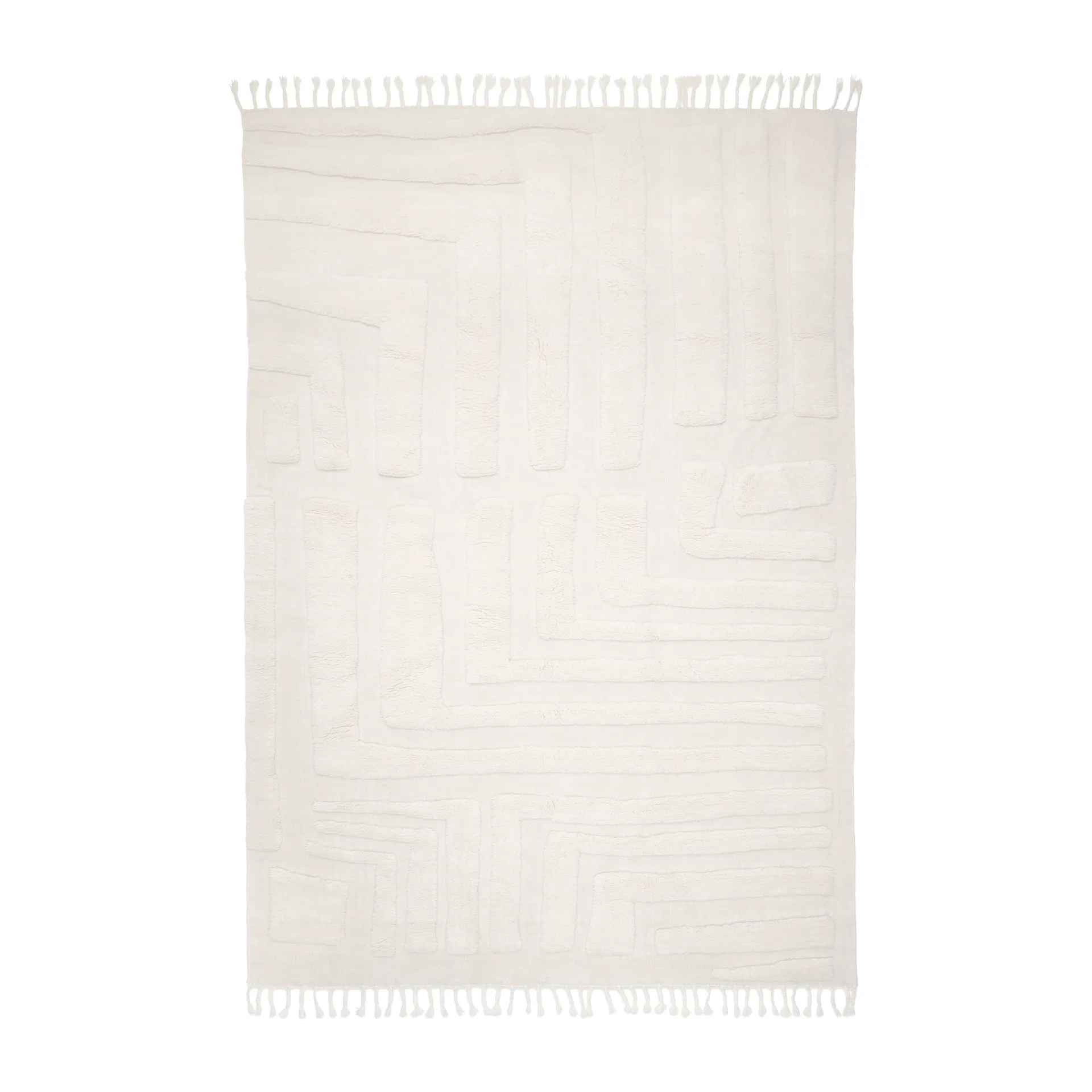 Dywan wełniany Field 170x230 cm, Ivory Classic Collection