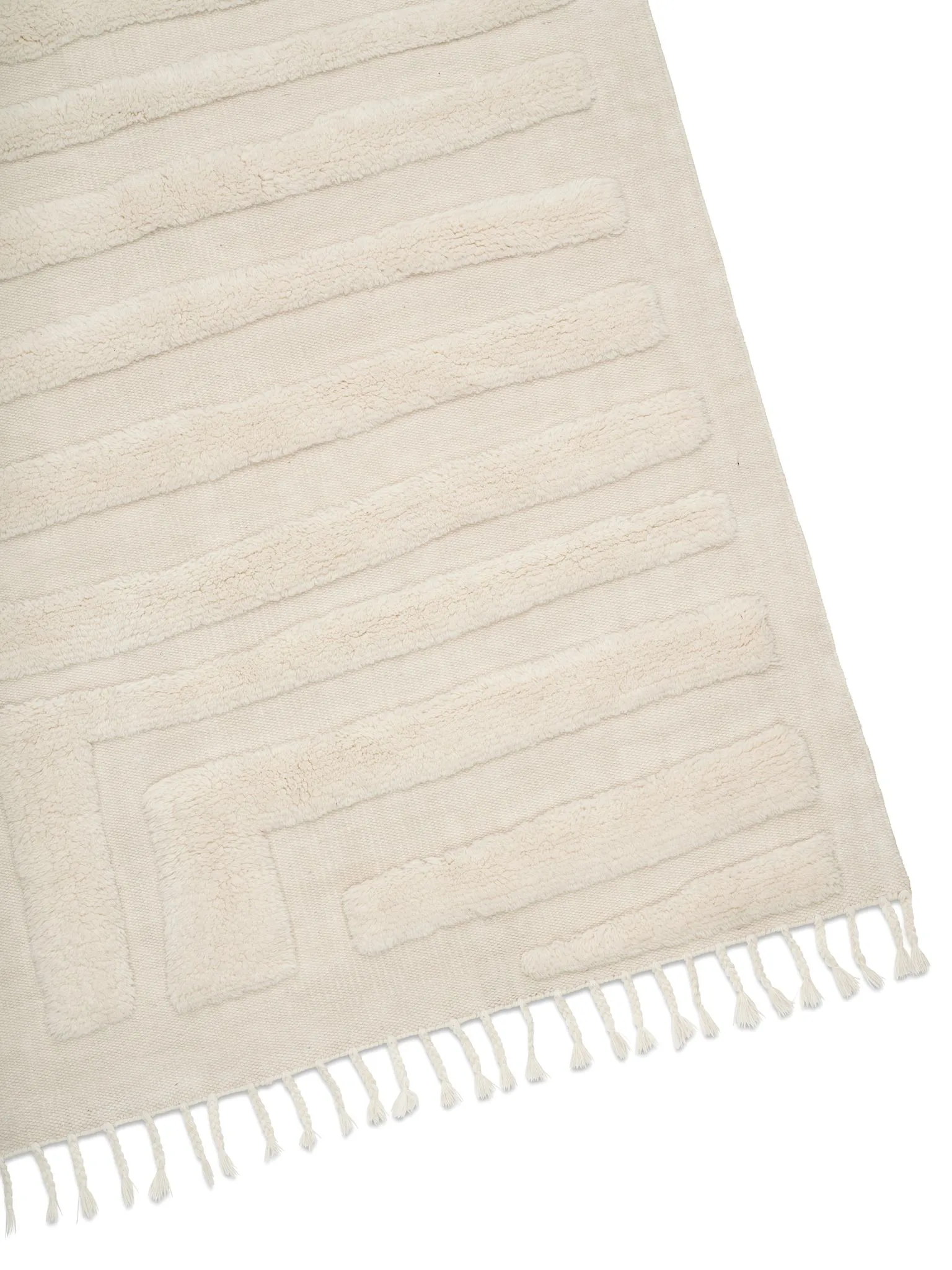 Dywan wełniany Field 170x230 cm, Ivory Classic Collection