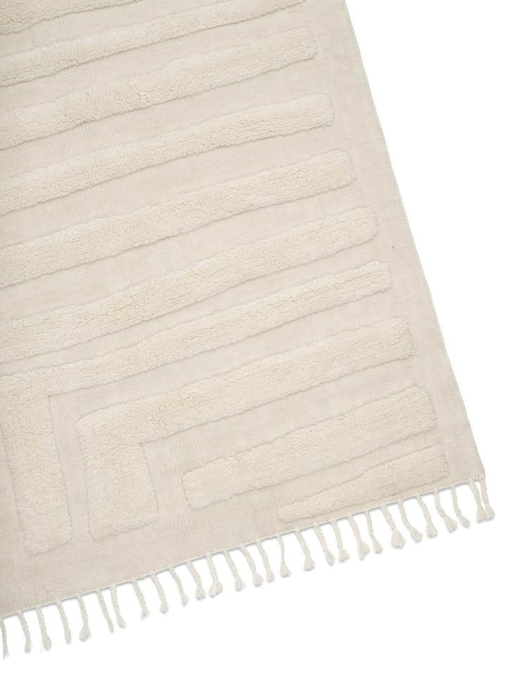 Dywan wełniany Field 200x300 cm - Ivory - Classic Collection