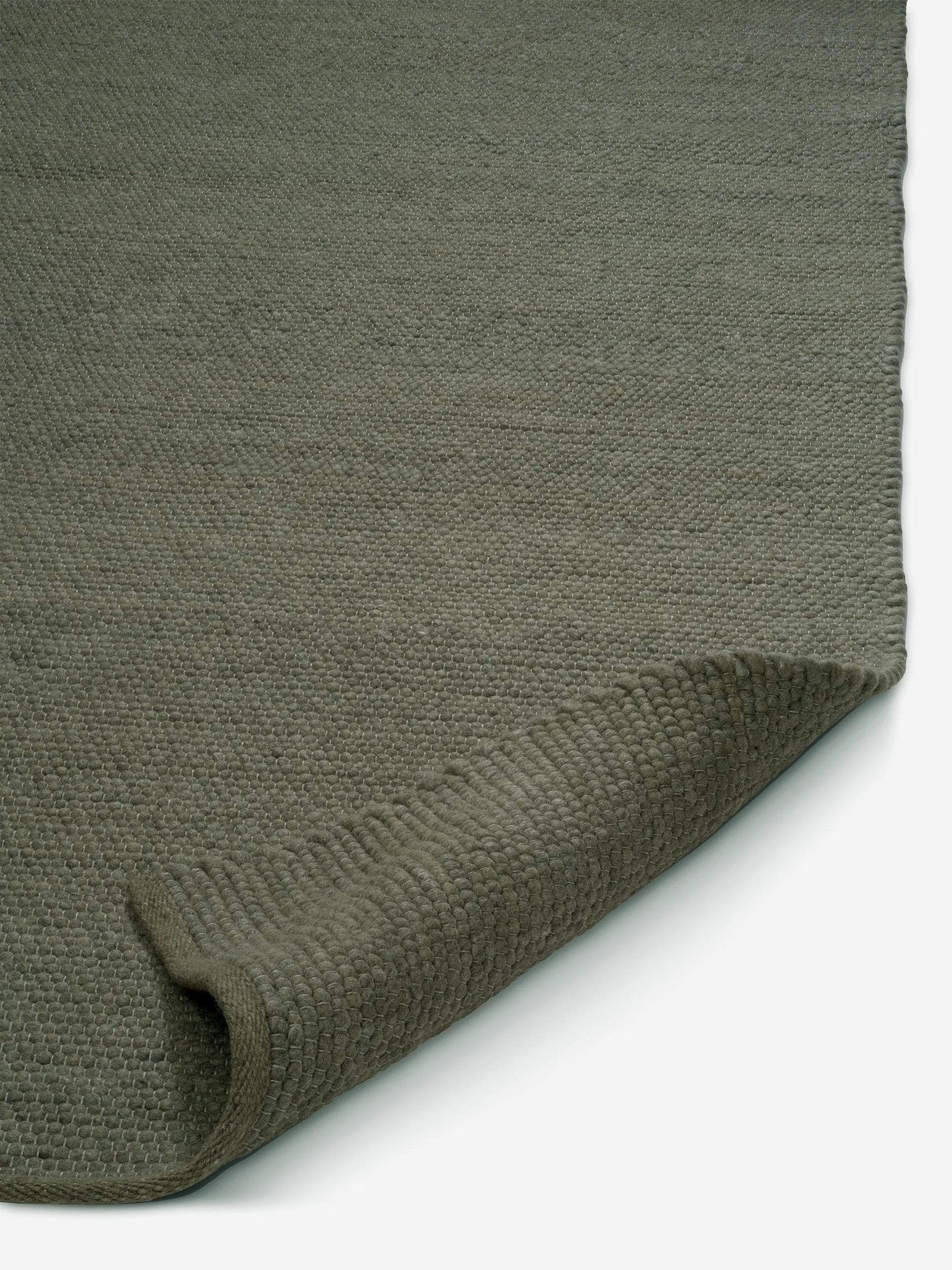 Dywan wełniany Merino 140x200 cm, Ciemnozielony Classic Collection