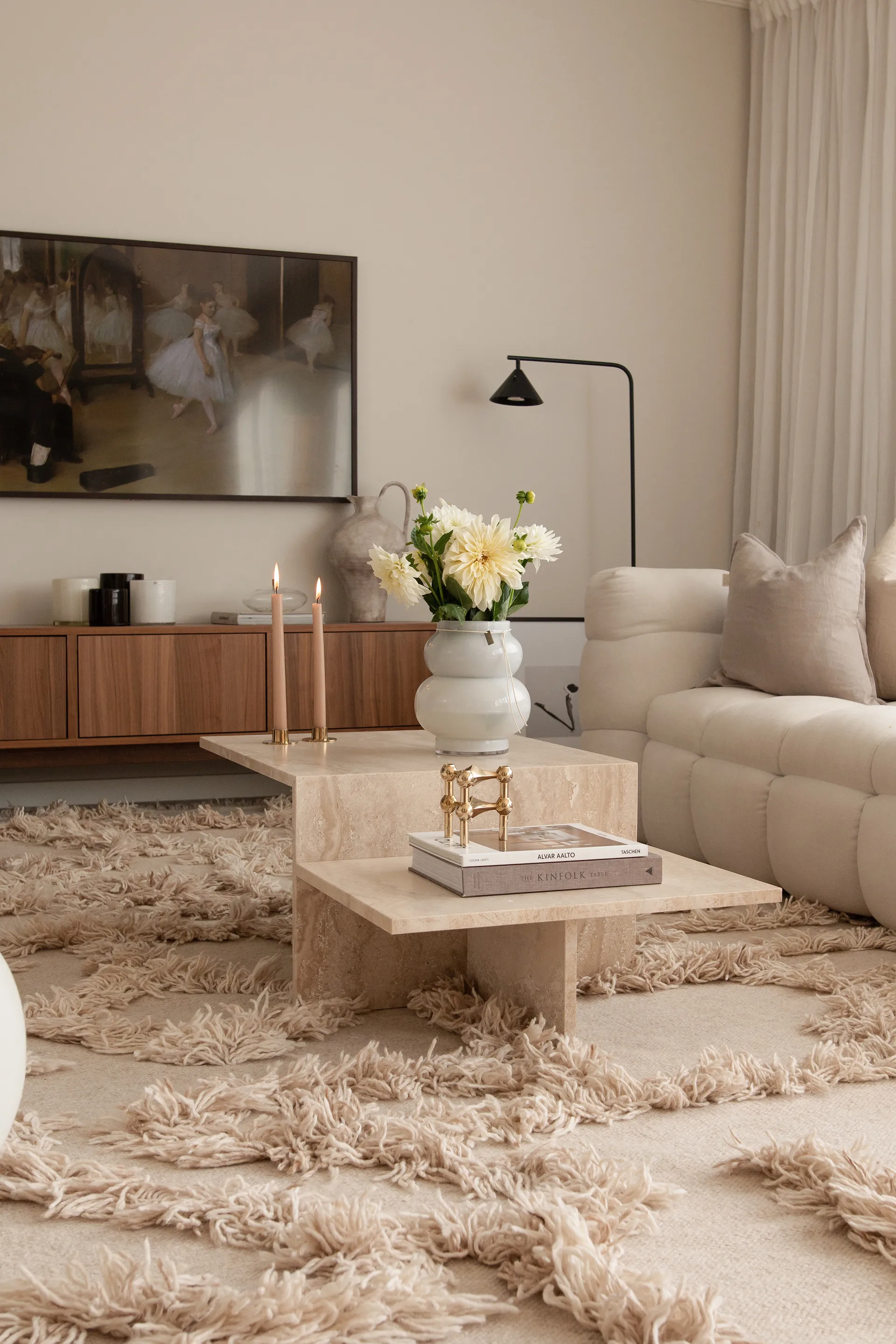 Dywan wełniany Rio 250x350 cm, Beżowy Classic Collection