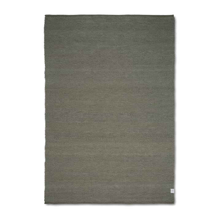 Dywan z wełny Merino 170x230 cm - Ciemnozielony - Classic Collection