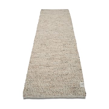 Dywan z wełny Merino 80x250 cm - Naturalny beż - Classic Collection