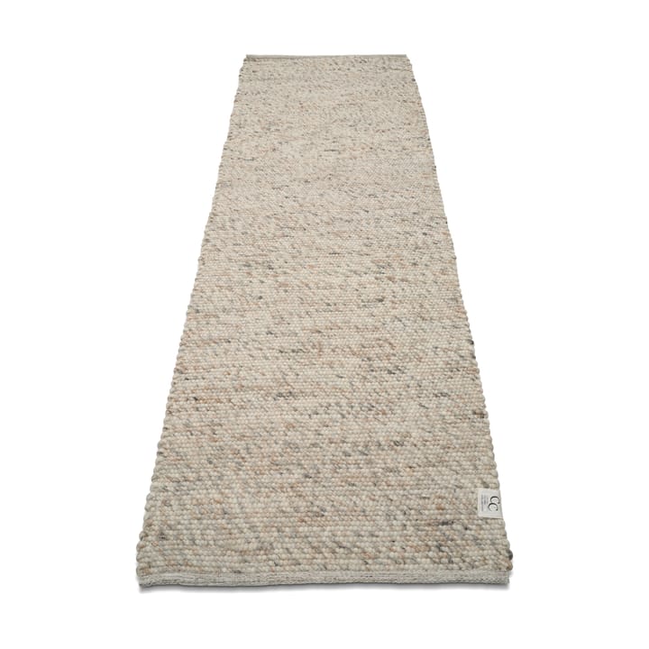 Dywan z wełny Merino 80x250 cm, Naturalny beż Classic Collection