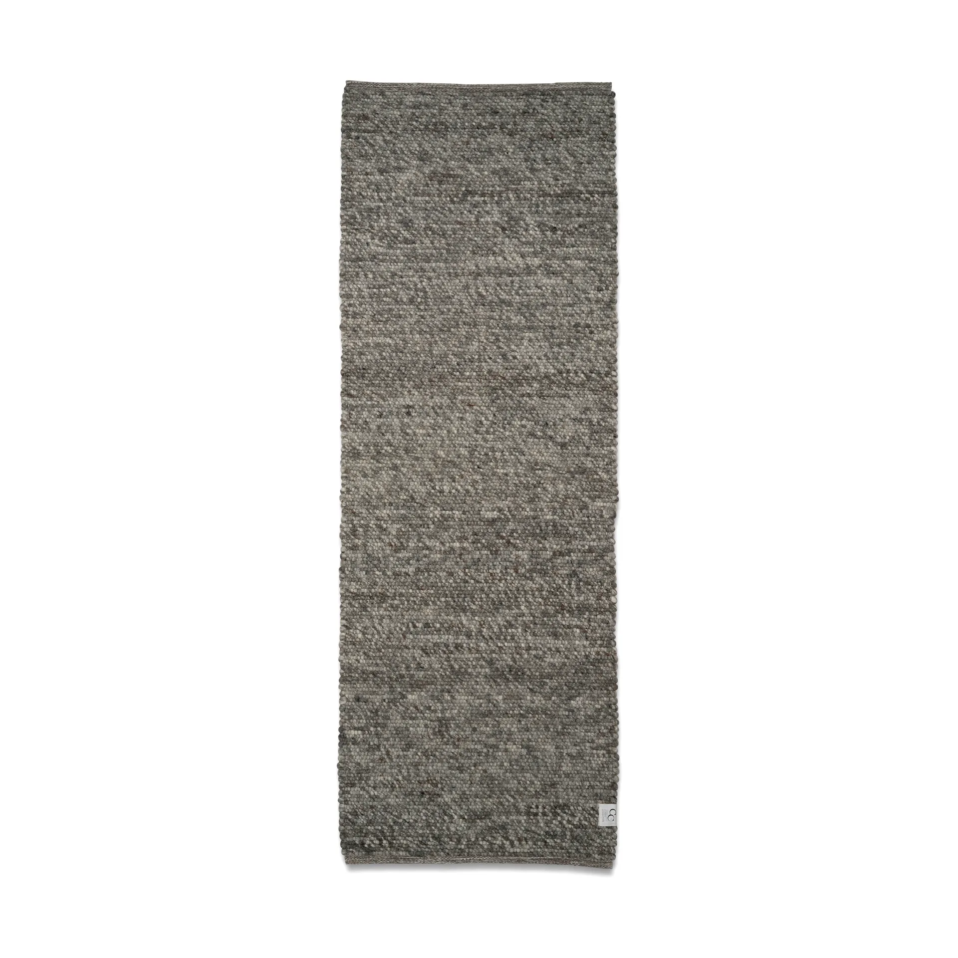 Dywan z wełny Merino 80x250 cm, Szary Classic Collection