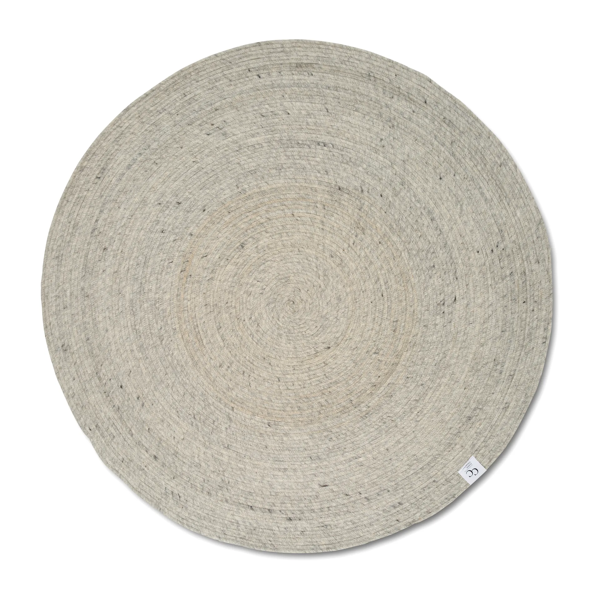 Dywan z wełny Merino okrągły Ø160 cm, Concrete Classic Collection