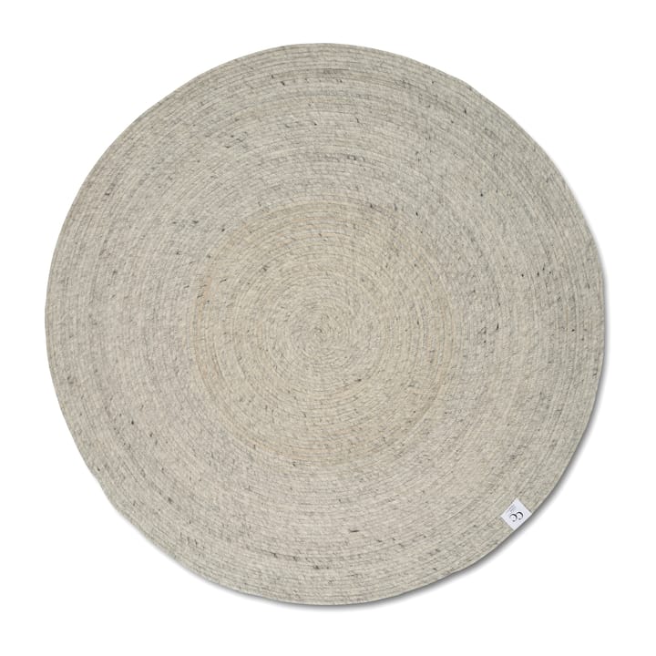 Dywan z wełny Merino okrągły Ø160 cm - Concrete - Classic Collection