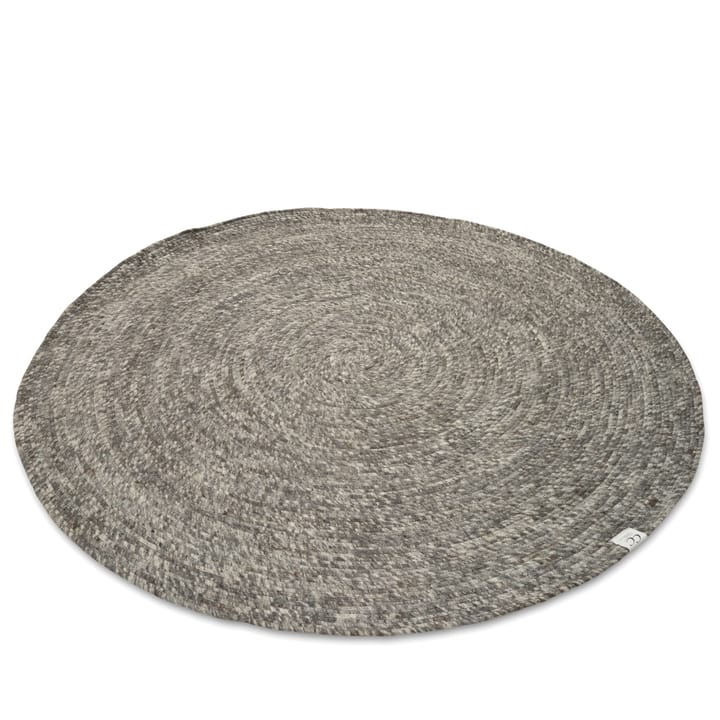 Dywan z wełny Merino okrągły Ø160 cm, Szary Classic Collection