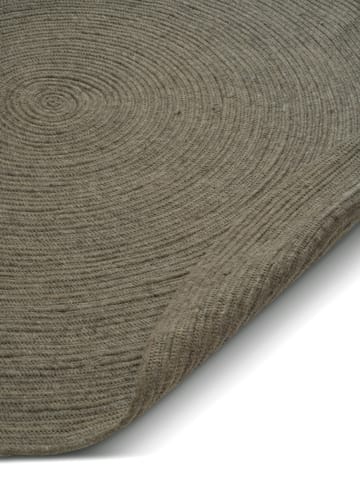 Dywan z wełny Merino okrągły Ø240 cm - Dark green - Classic Collection