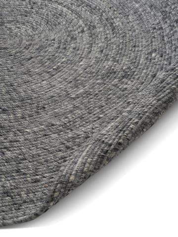 Dywan z wełny Merino okrągły Ø240 cm - Granit - Classic Collection