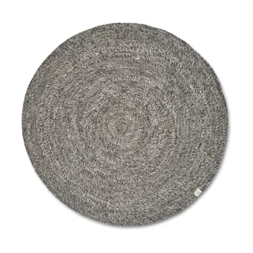 Dywan z wełny Merino okrągły Ø240 cm - Grey - Classic Collection