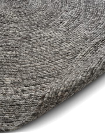 Dywan z wełny Merino okrągły Ø240 cm - Grey - Classic Collection