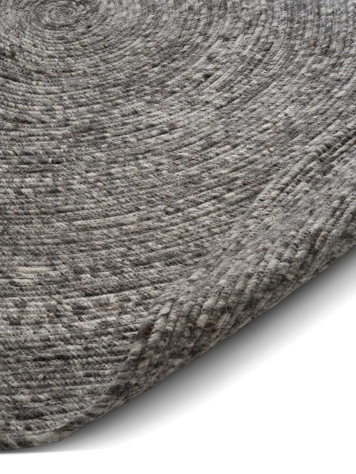Dywan z wełny Merino okrągły Ø240 cm, Grey Classic Collection