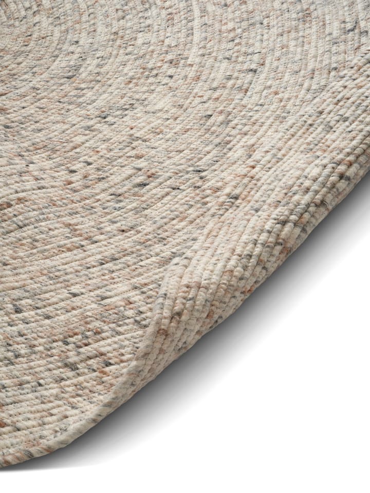 Dywan z wełny Merino okrągły Ø240 cm, Natural beige Classic Collection