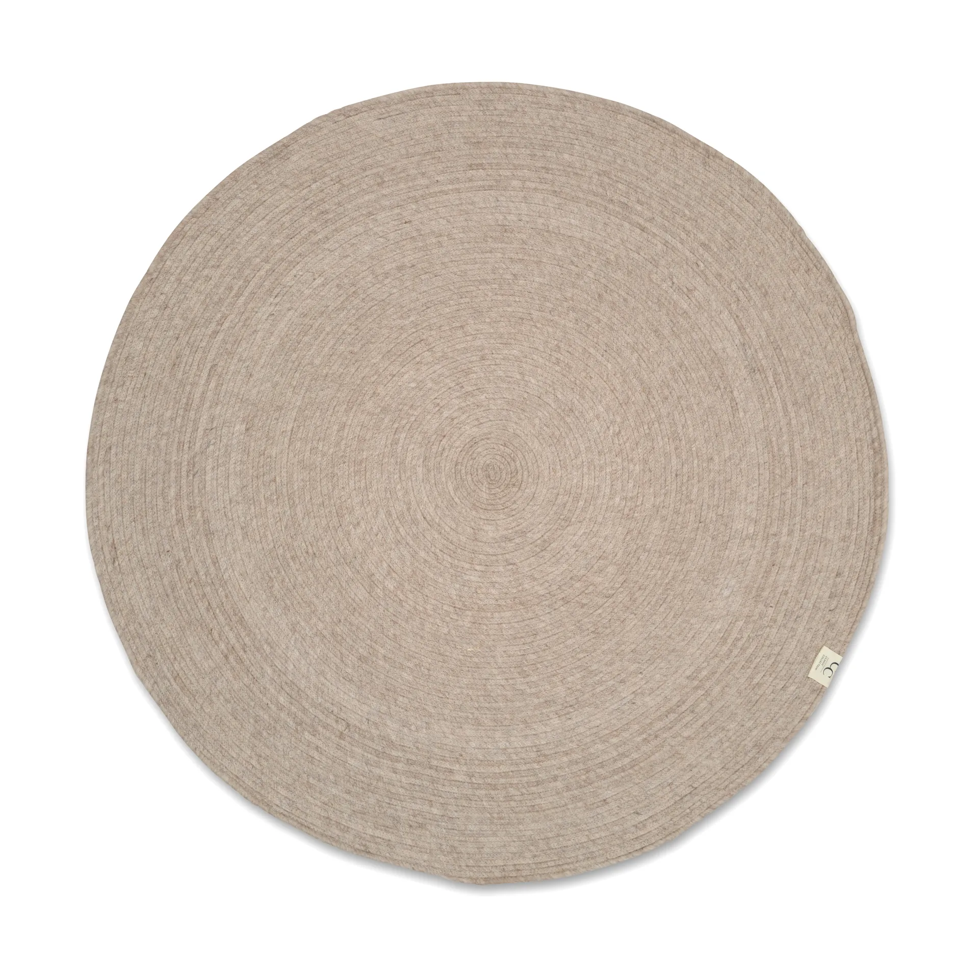 Dywan z wełny Merino okrągły Ø240 cm, Oat Classic Collection