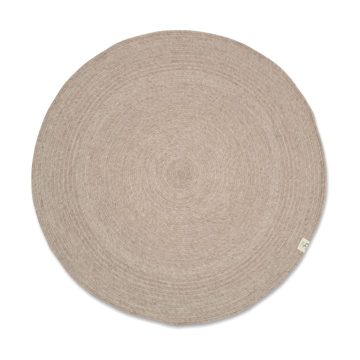 Dywan z wełny Merino okrągły Ø240 cm - Oat - Classic Collection