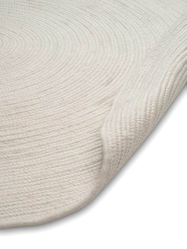 Dywan z wełny Merino okrągły Ø240 cm, White Classic Collection