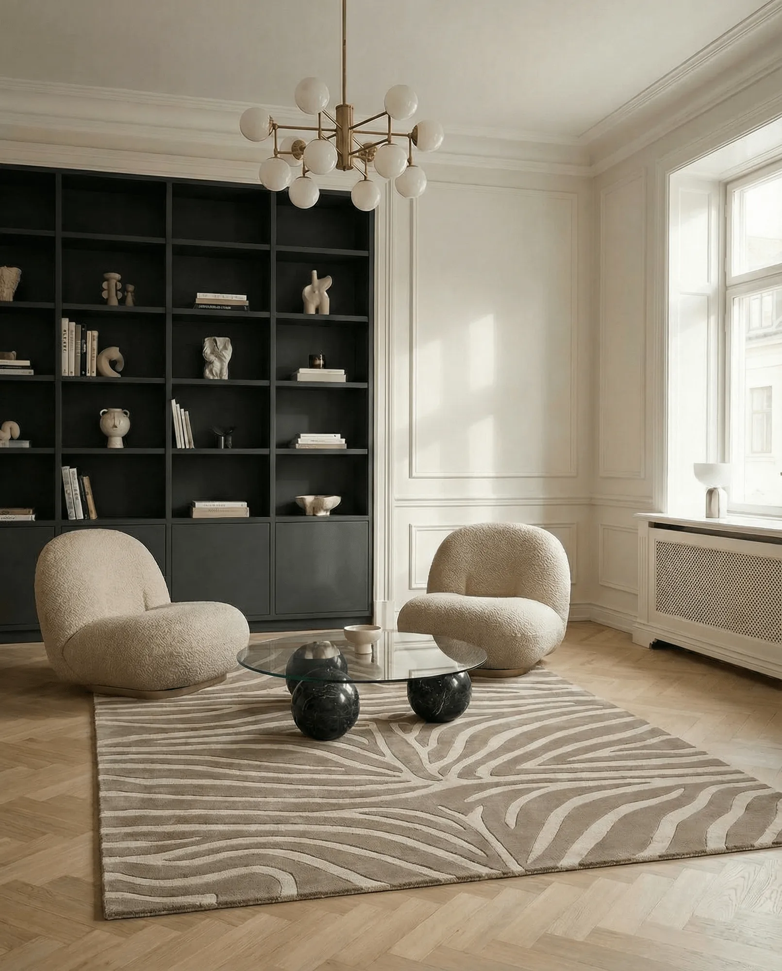 Dywan Zebra 250x350 cm, Beige, 170x230 cm Classic Collection