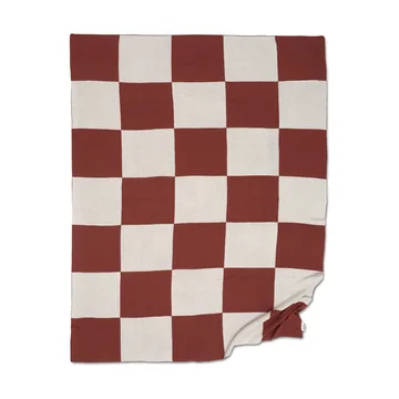 Koc Square 130x170 cm - Ciemnobrązowy - Classic Collection