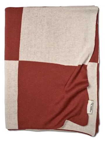 Koc Square 130x170 cm - Ciemnobrązowy - Classic Collection