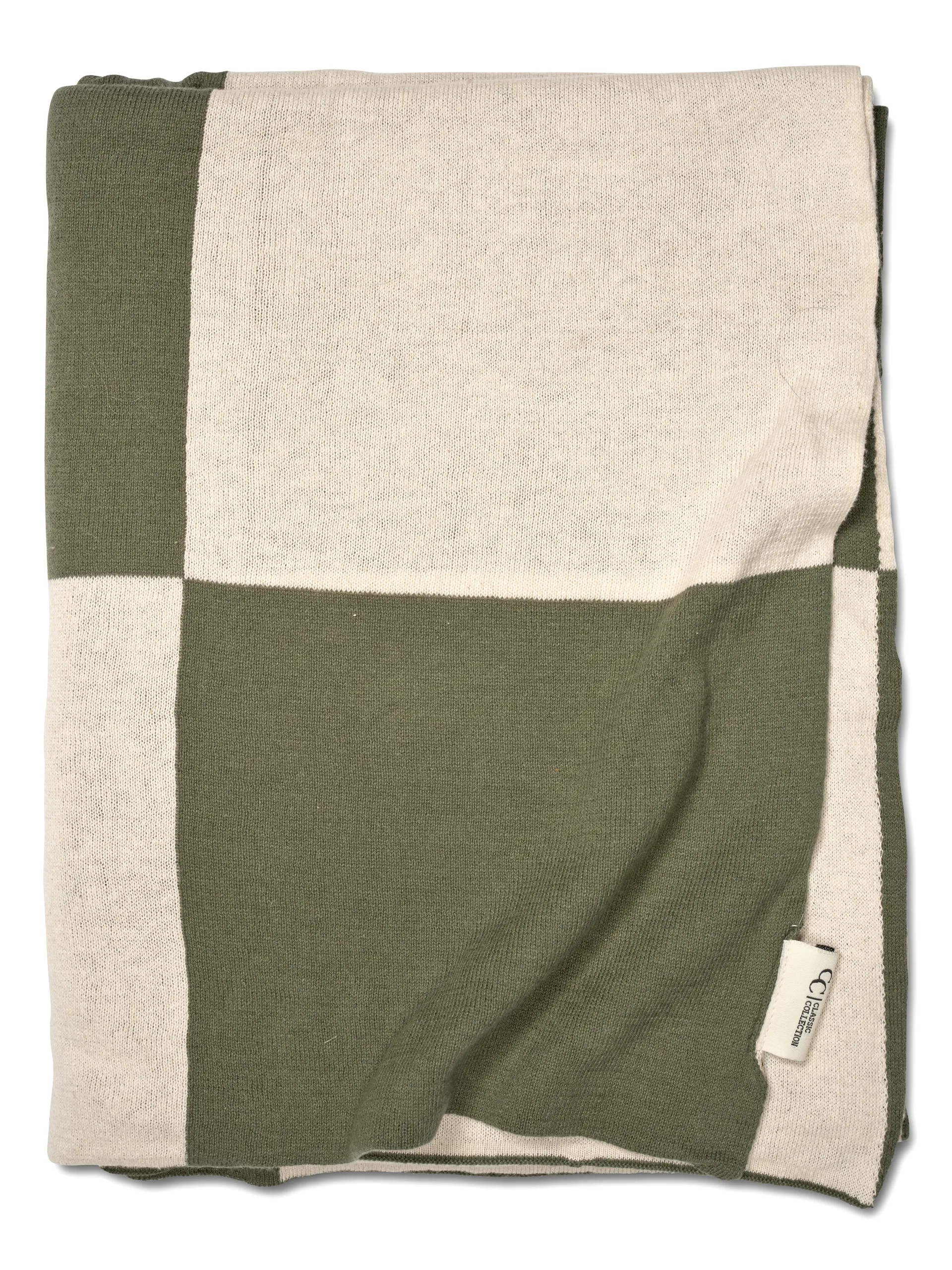 Koc Square 130x170 cm, Zielony Classic Collection