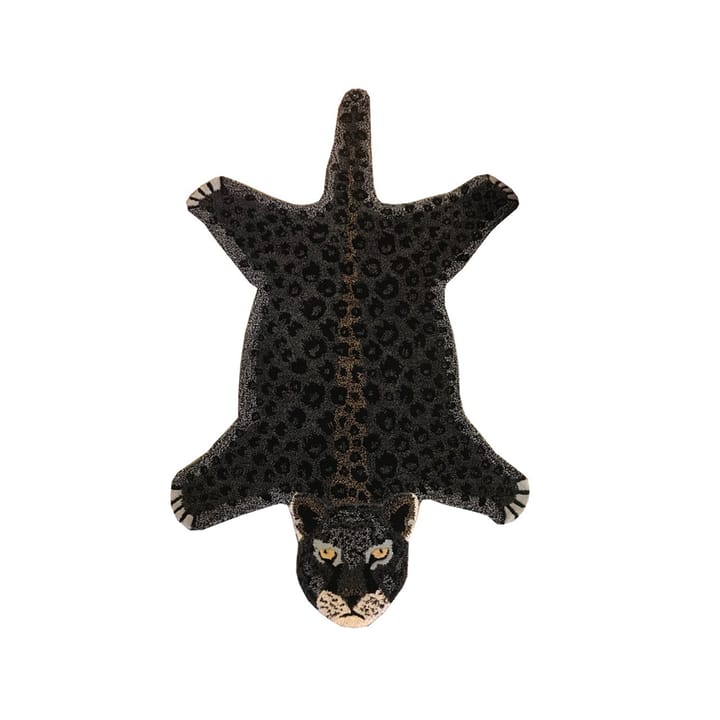 Leopard dywan - czarny, 90x150 cm - Classic Collection