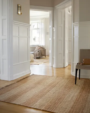 Mata Jute Stripes - Naturalna juta, 170x230 cm - Classic Collection