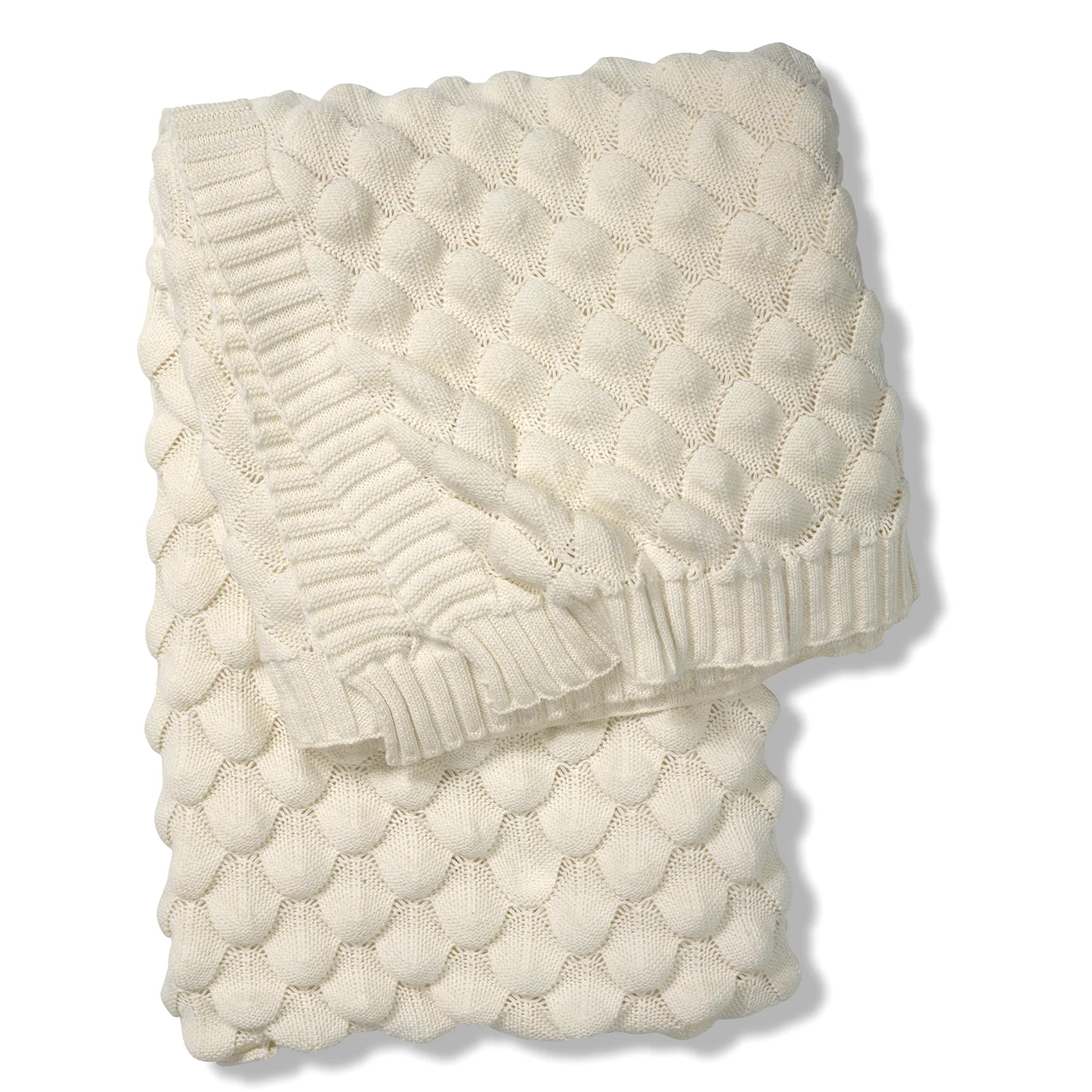 Pled Gems 130x170 cm, Biały Classic Collection