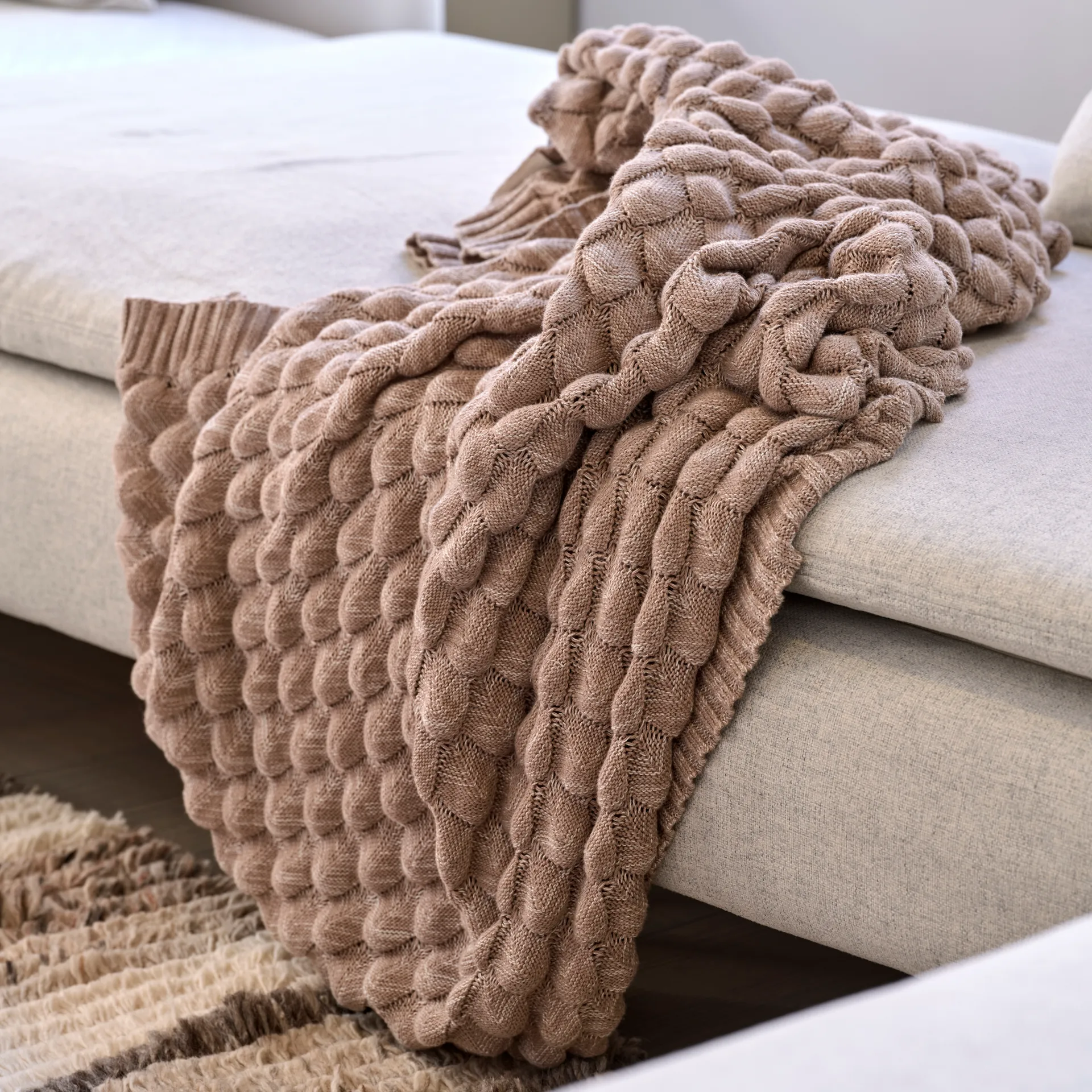 Pled Gems 130x170 cm, Simply taupe Classic Collection