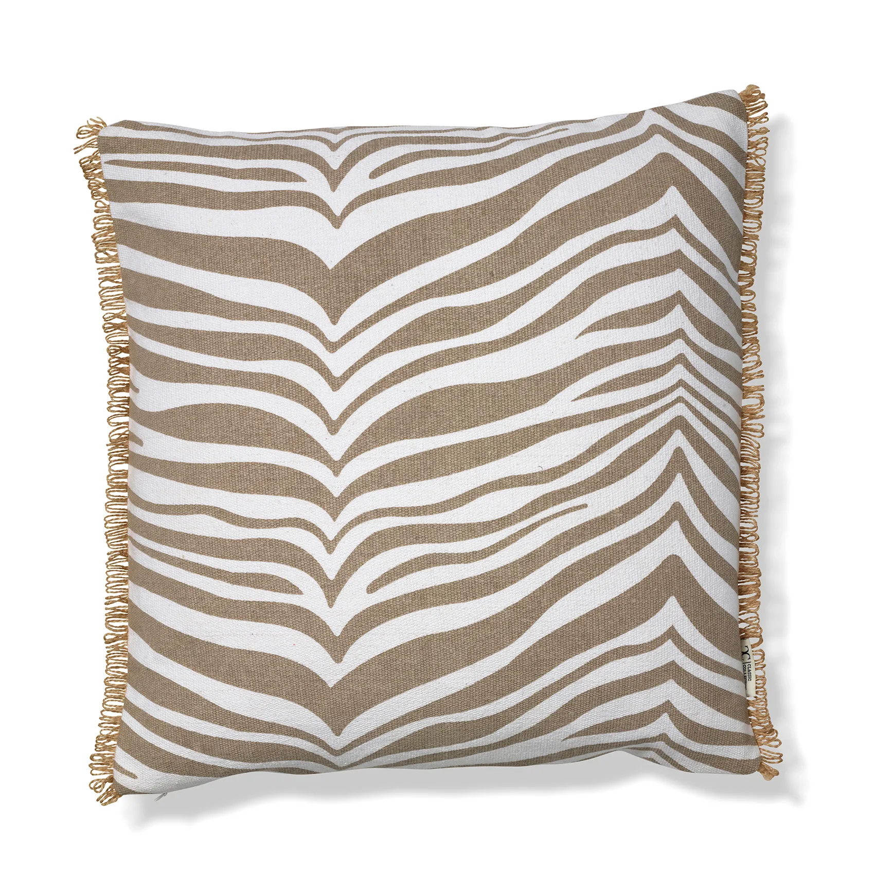Poduszka Zebra 50x50 cm, Simply taupe Classic Collection