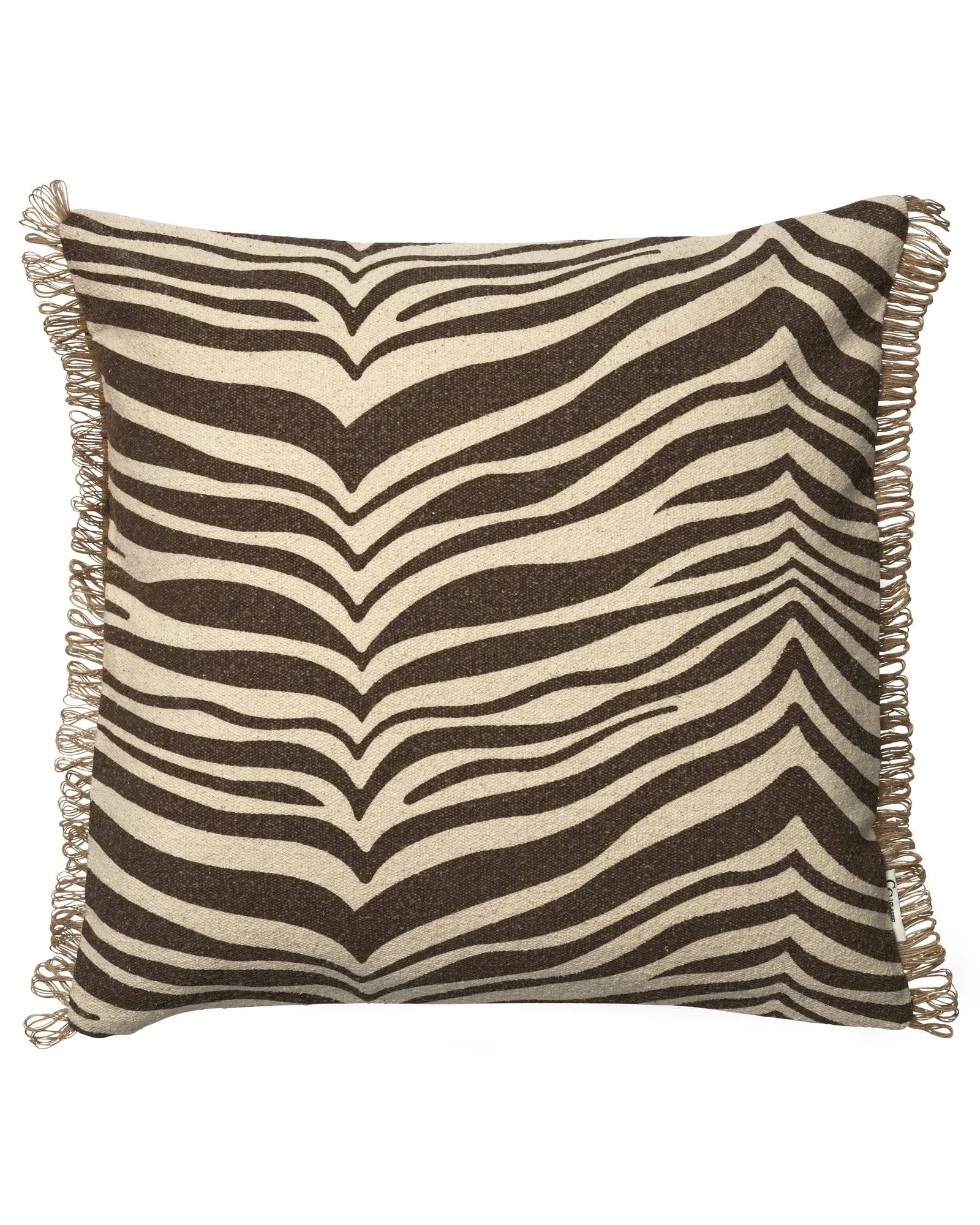 Poduszka Zebra, Brązowy-naturalny, 50x50 cm Classic Collection