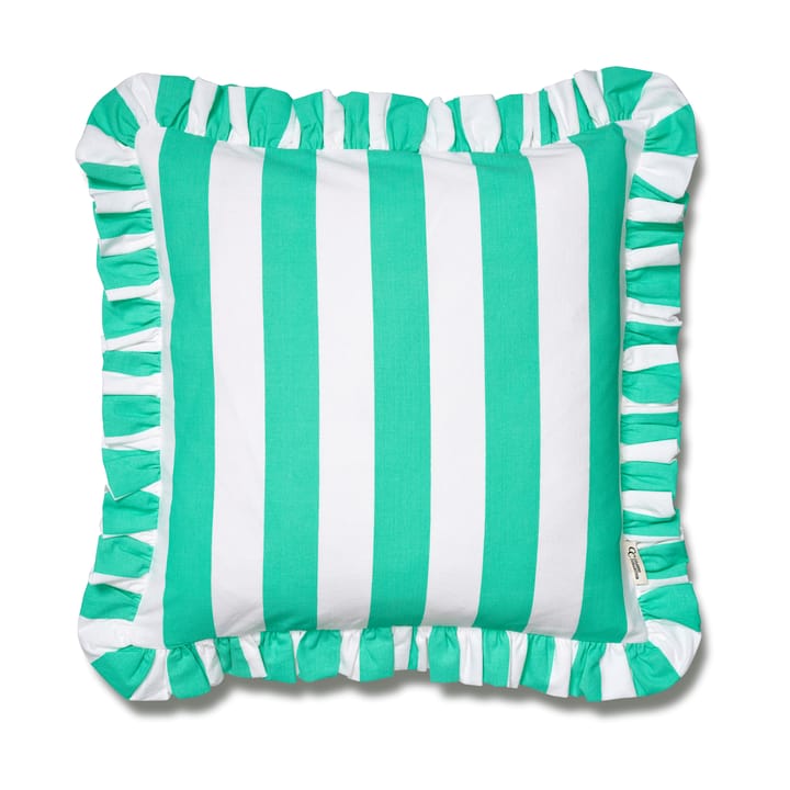 Poszewka na poduszkę Ruffle Stripes 50x50 cm - Sage - Classic Collection