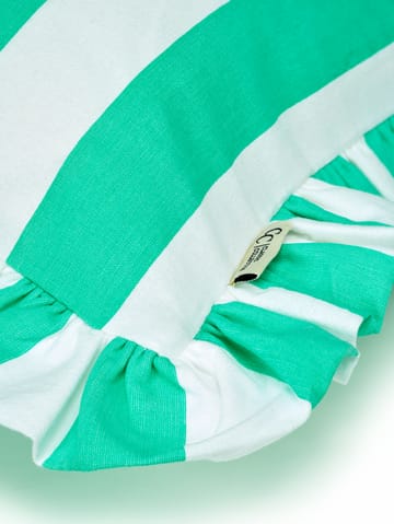 Poszewka na poduszkę Ruffle Stripes 50x50 cm - Sage - Classic Collection