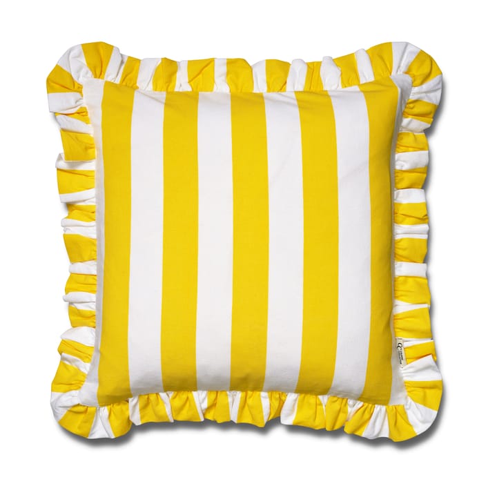 Poszewka na poduszkę Ruffle Stripes 50x50 cm - Yellow - Classic Collection