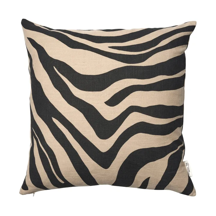 Poszewka na poduszkę Savannah - Beige-black, 50x50 cm - Classic Collection