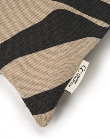 Poszewka na poduszkę Savannah - Beige-black, 50x50 cm - Classic Collection